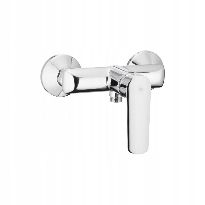 Bateria natryskowa ścienna KLUDI BOZZ 1-uchwyt 2-otworowa złoty szczotkow