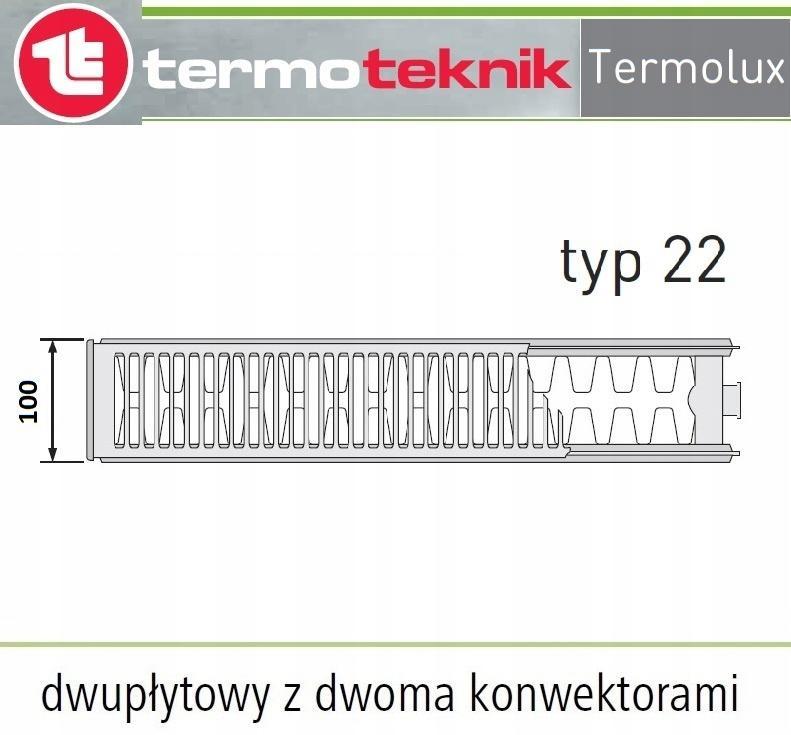 Grzejnik stalowy GRUPA STELRAD TERMOTEKNIK CV22 200x1400 V 22 DOLNY