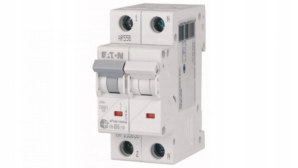 EATON Wyłącznik nadprądowy 6kA HN-C10/1N