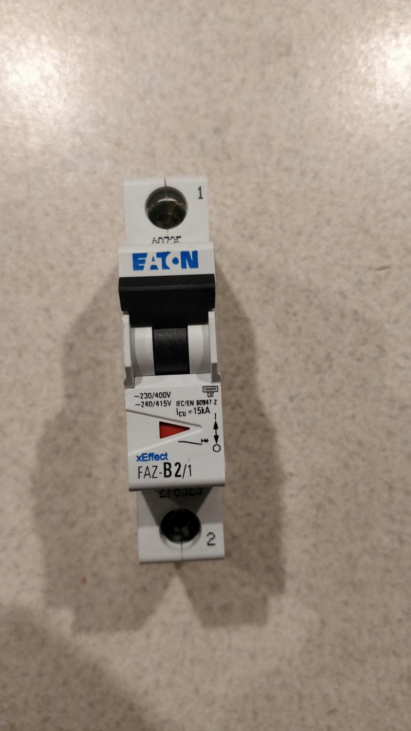 EATON Wyłącznik nadprądowy serii 15kA 1-biegunowy FAZ-B2/1