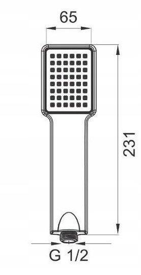Bateria natryskowa INVENA NERI CZARNA 48h