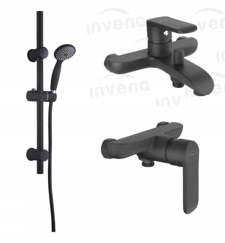 INVENA ZEST PODTYN Z BAT PODTYNK 2F SIROS, KWADR, CZARNY, NR 11