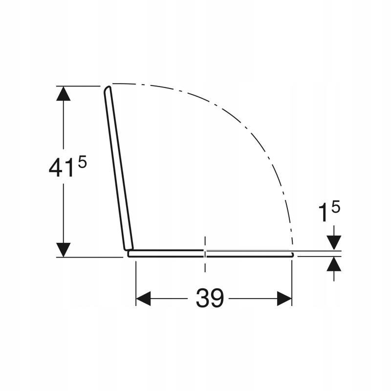 GEBERIT Deska sedesowa BAMBINI dla dzieci biała 573334000 48h