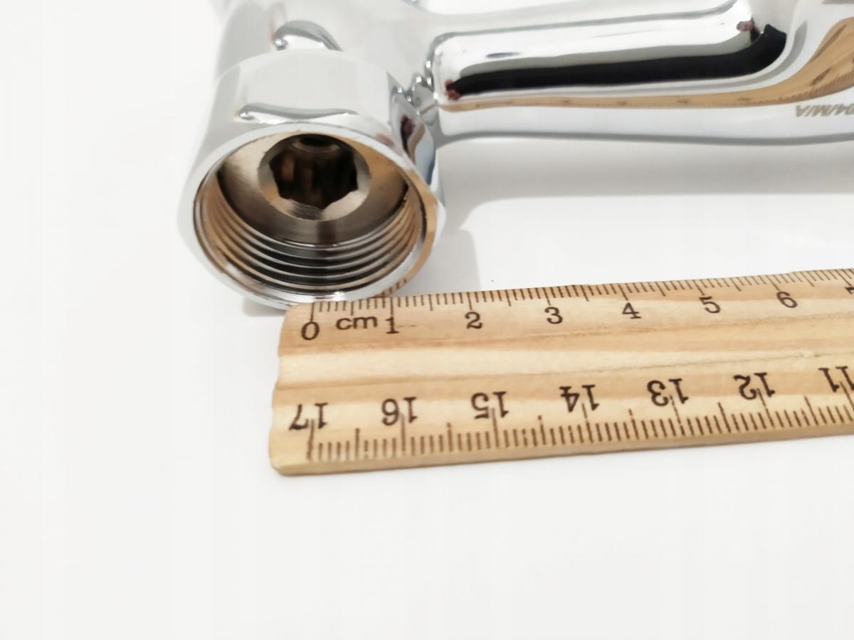 Bateria zlewozmywakowa TRES BM-TRES chrom z obrotową wylewką