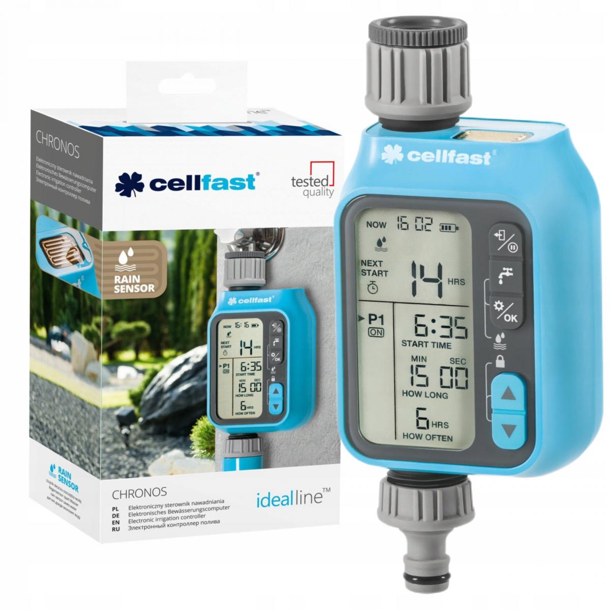 CELLFAST Elektroniczny sterownik nawadniania Chronos IDEAL
