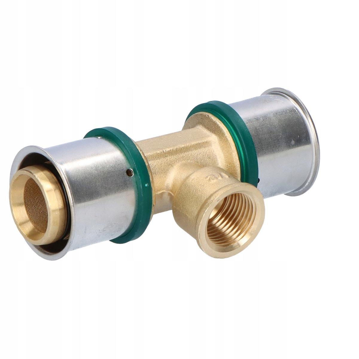 Trójnik mosiężny GW ultraPRESS - 32 Rp1/2