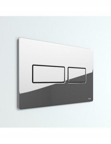 Przycisk spłukujący TECE solid podwójny do WC metalowy chrom połysk