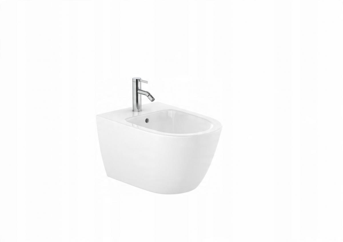 Bidet wiszący ONA Zaokrąg. 53x36cm, z/otw. Biały ROCA[18]