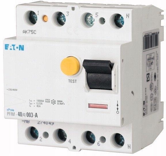 EATON Wyłącznik różnicowoprądowy PFIM PFIM-100/4/003-A