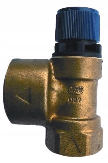 SYR Zawór bezpieczeństwa 2115 G 1/2 cala 8bar mosiądz