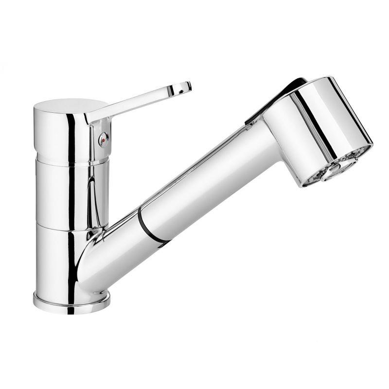 DEANTE Bateria kuchenna Narcyz z wyciąganą wylewką, chrom