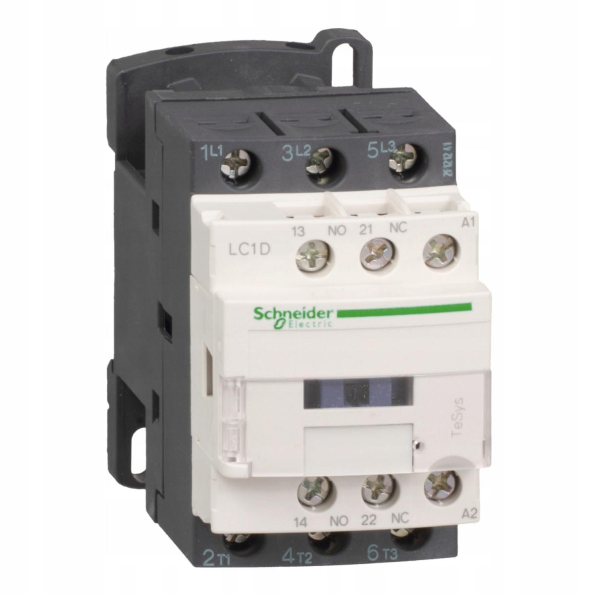 SCHNEIDER ELECTRIC Stycznik mocy TeSys D AC3 18A 3P 1NO 1NC cewka 230VAC