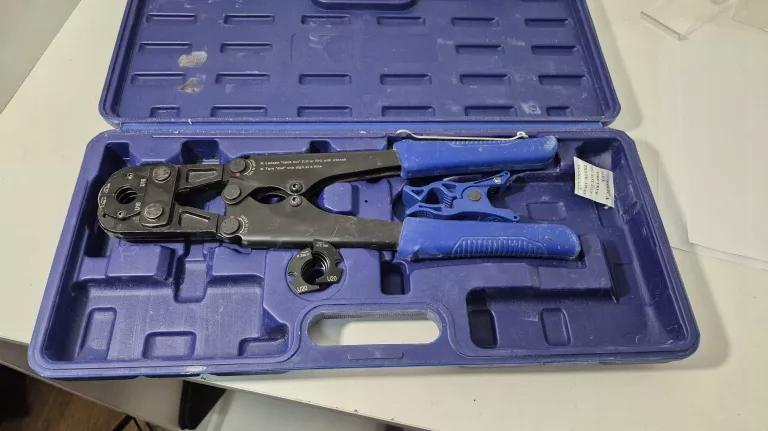 INVENA ZACISKARKA RĘCZNA DO ZŁĄCZEK ZAPRASOWYWANYCH + SZCZĘKI 16,20,26