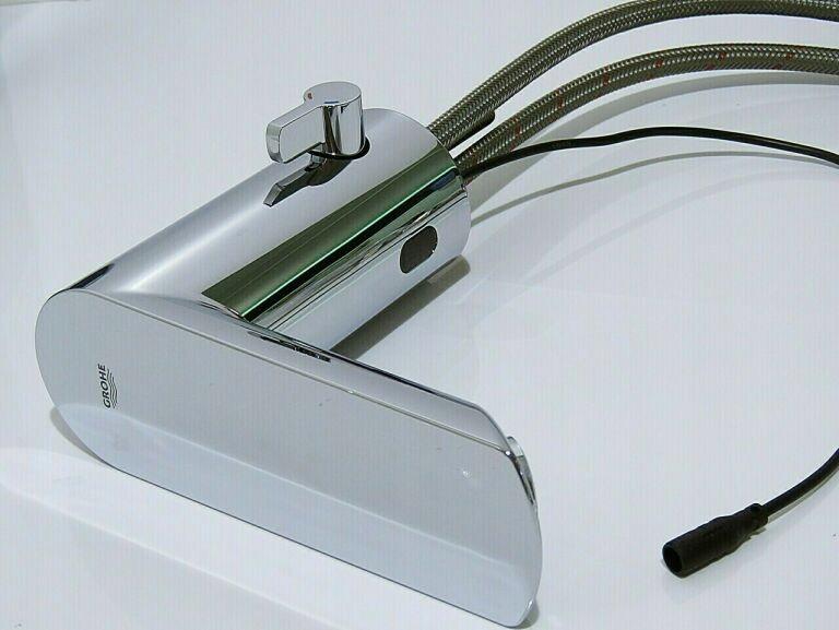 Bateria umywalkowa elektroniczna Grohe Bau Cosmopolitan E, na podczerwień 1