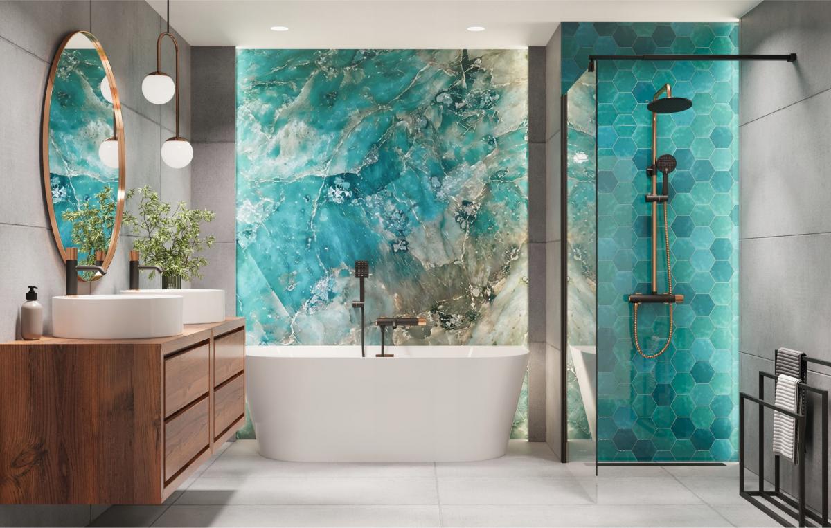 INVENA BATERIA UMYWALKOWA MOONLIGHT INVENA TREND CZARNA / ROSE GOLD