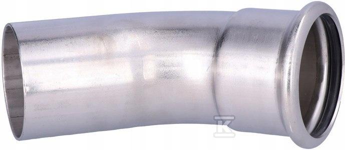 KAN-therm Kolano nyplowe 45° Inox - 76.1