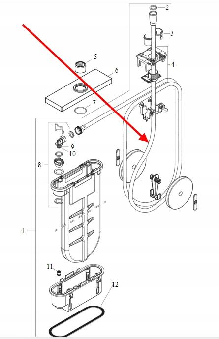 HANSGROHE sBox Element zewnętrzny E chrom
