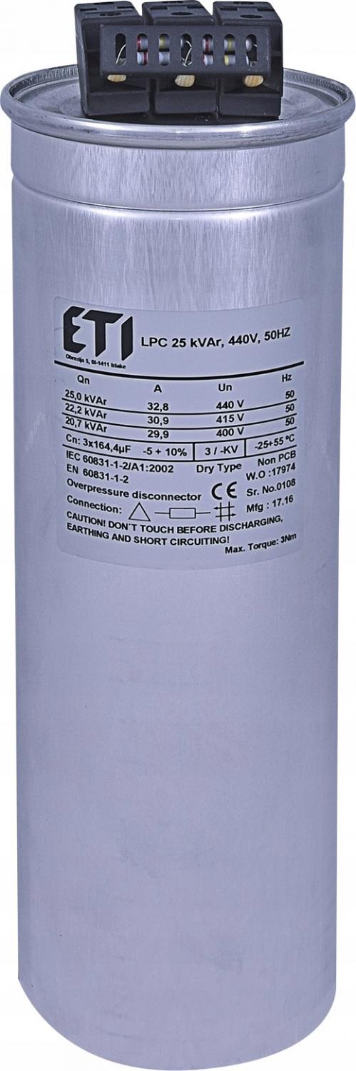 ETI LPC 25 kVAr, 440V, 50HZ Kondensator