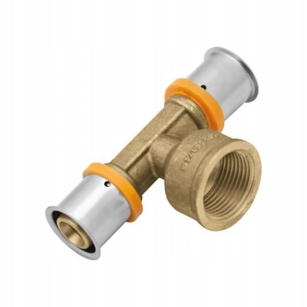 Trójnik mosiężny GW ultraPRESS - 32 Rp1/2