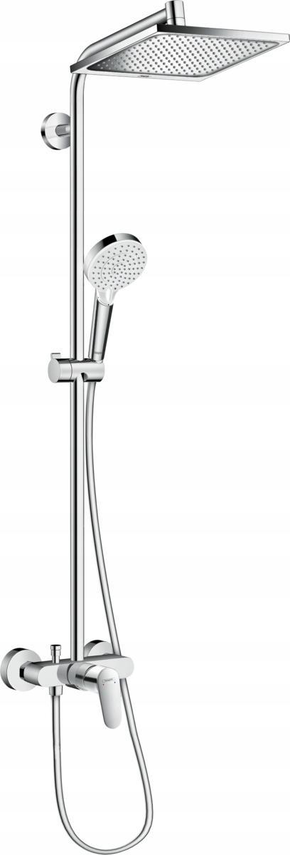 Komplet prysznicowy Hansgrohe Crometta E 240 1jet z baterią jednouchwytową