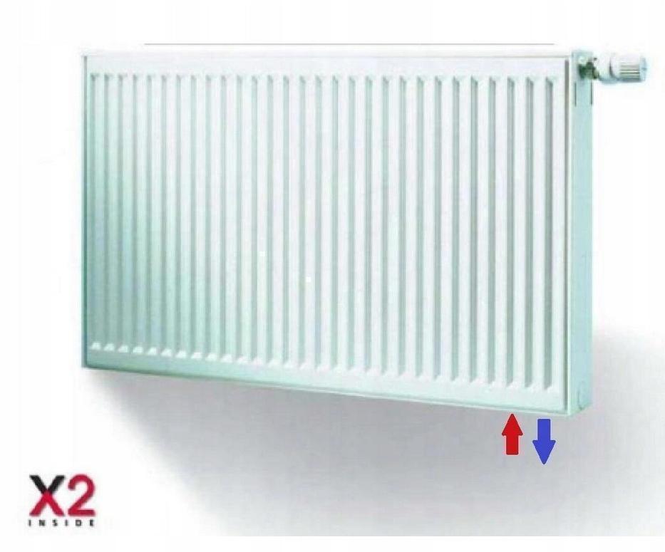 Grzejnik stalowy KERMI V 12 600x1000 X2 dolny prawy48h