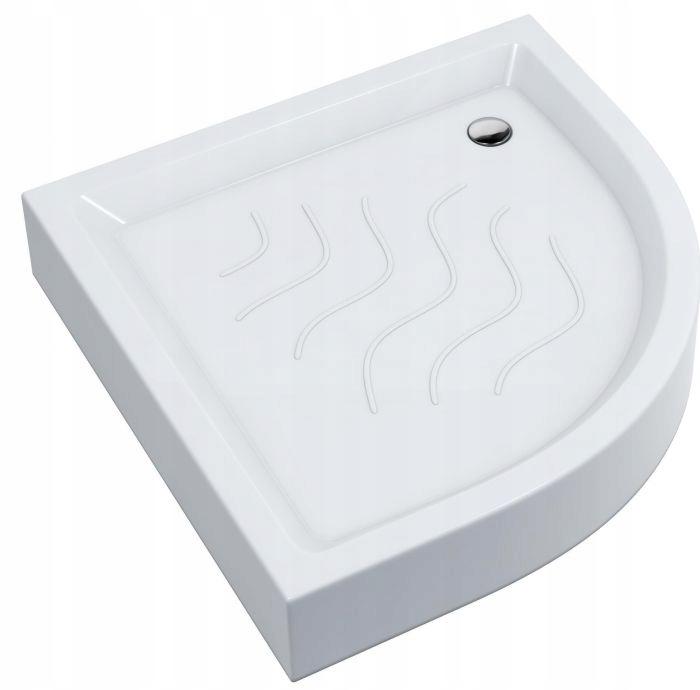 Brodzik akrylowy półokrągły SCHEDPOL SAN-ECO 900/10900/10160/10cm biały