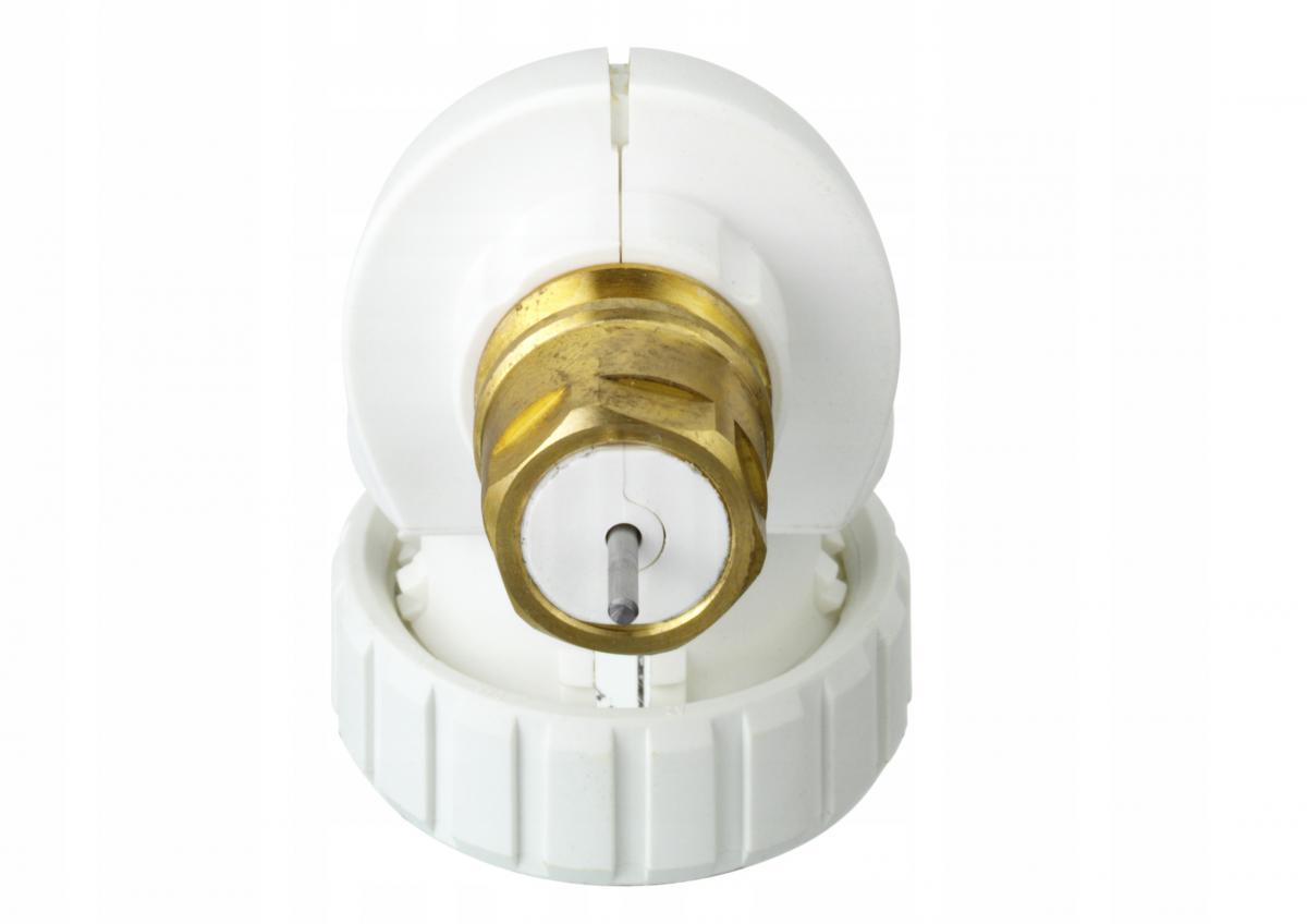 Adapter kątowy do grzejników z zaworami zintegrowanymi produkcji Danfoss