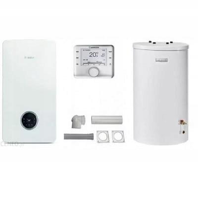 JUNKERS PAKIET Bosch CONDENS Zasobnik WST 120 CW 400 zestaw do szachtu 48h