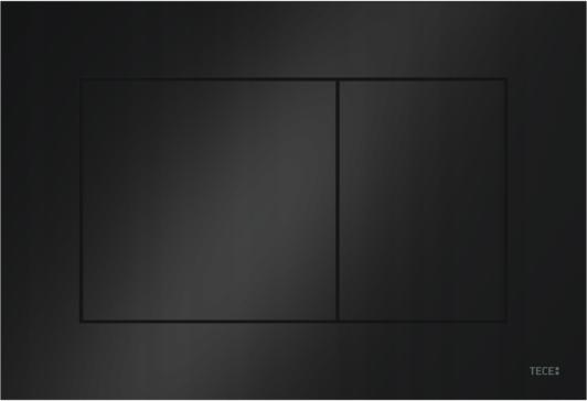 Przycisk spłukujący TECE now z tworz do WC czarny połysk 220x150x5 mm
