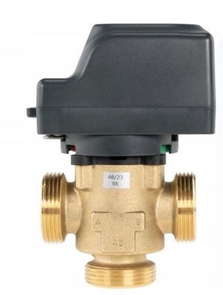 AFRISO Zawór strefowy 3-drogowy AZV 844 DN25 G1 1/4 Kvs 11 230 V AC AB-B