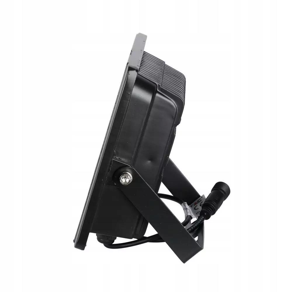 Projektor LED Solarny V-TAC 12W Czarny IP65, Pilot, Timer VT-25W 4000K 550l
