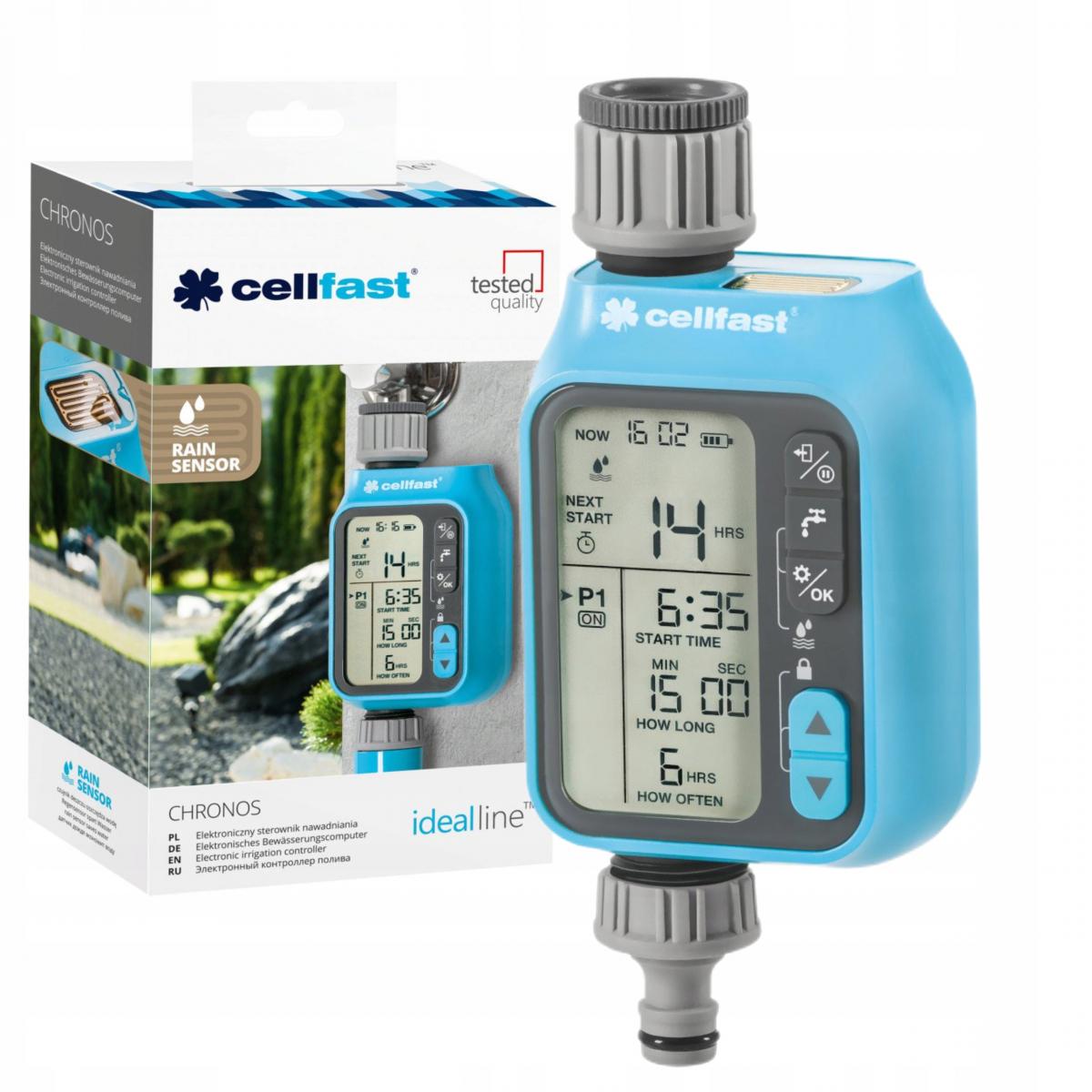 CELLFAST Elektroniczny sterownik nawadniania Chronos IDEAL