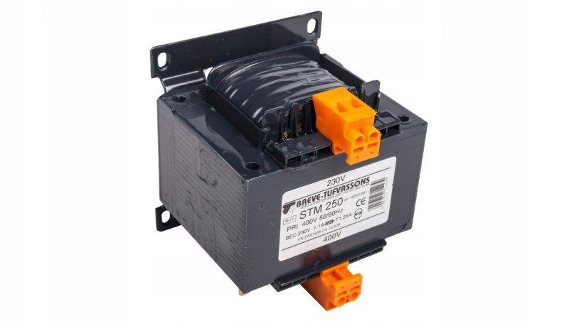 Transformator jednofazowy STM 250VA 400/230V IP00 separacyjny lub bezpiecze