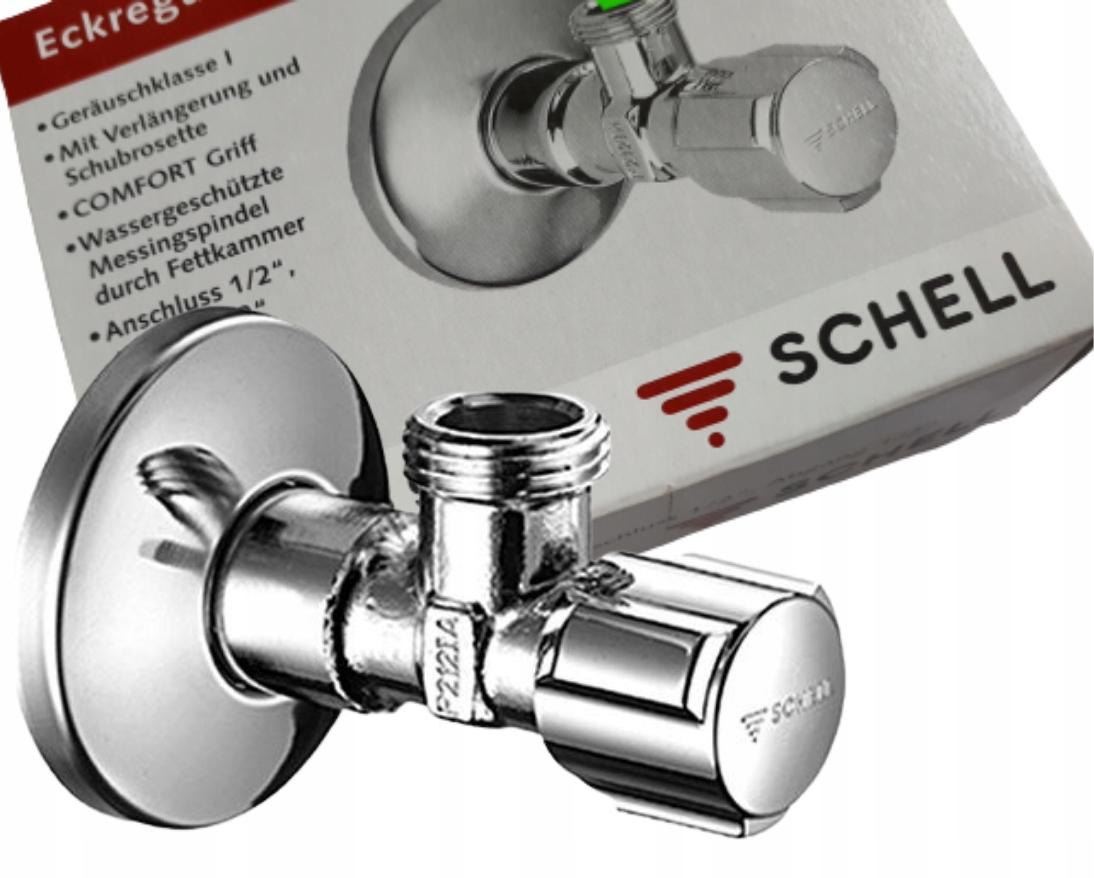 Zawór kątowy regulacyjny Comfort 1/2x1/2 chrom z ASAG