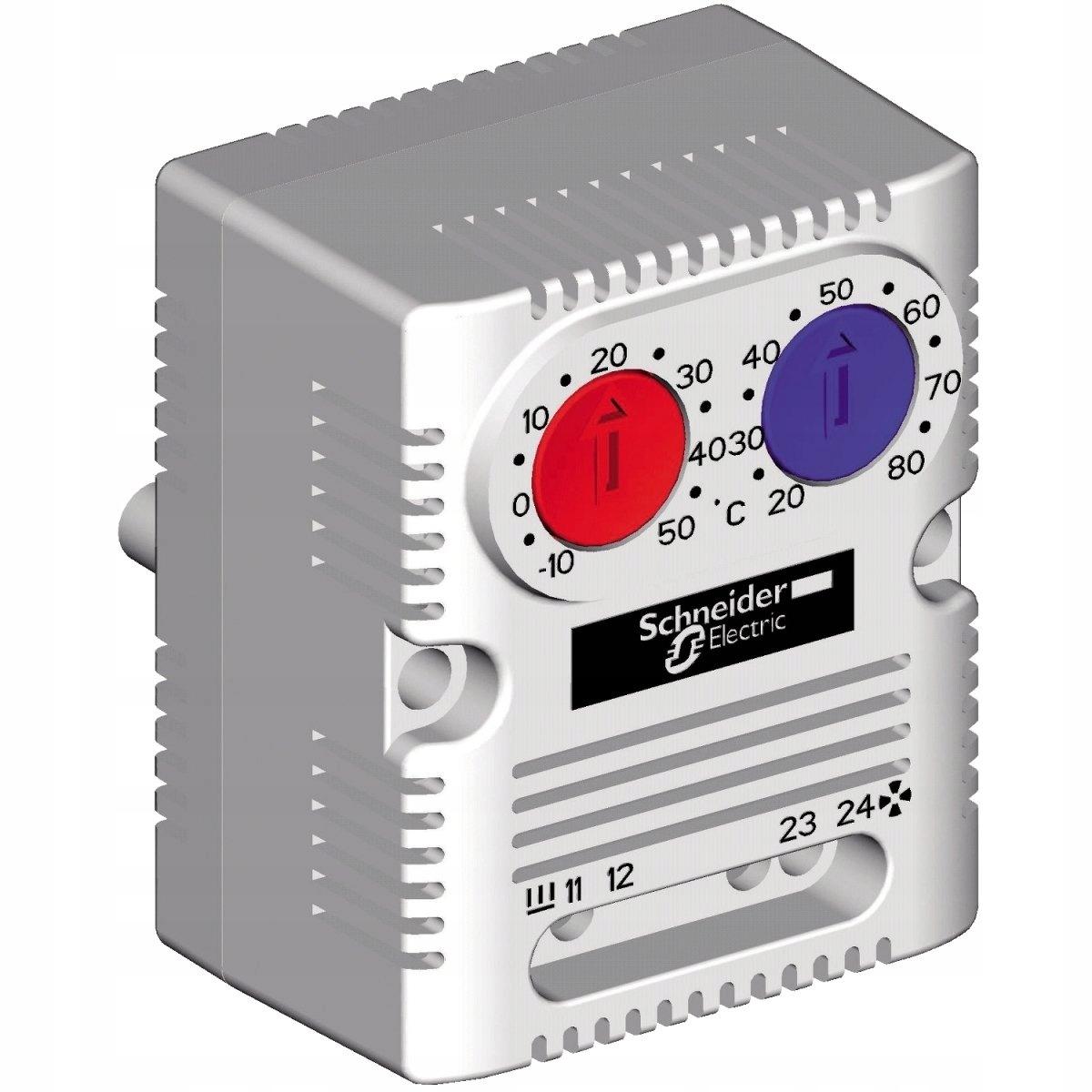 SCHNEIDER ELECTRIC Termostat podwójny ClimaSys CC NO NC Celsjusz 250V