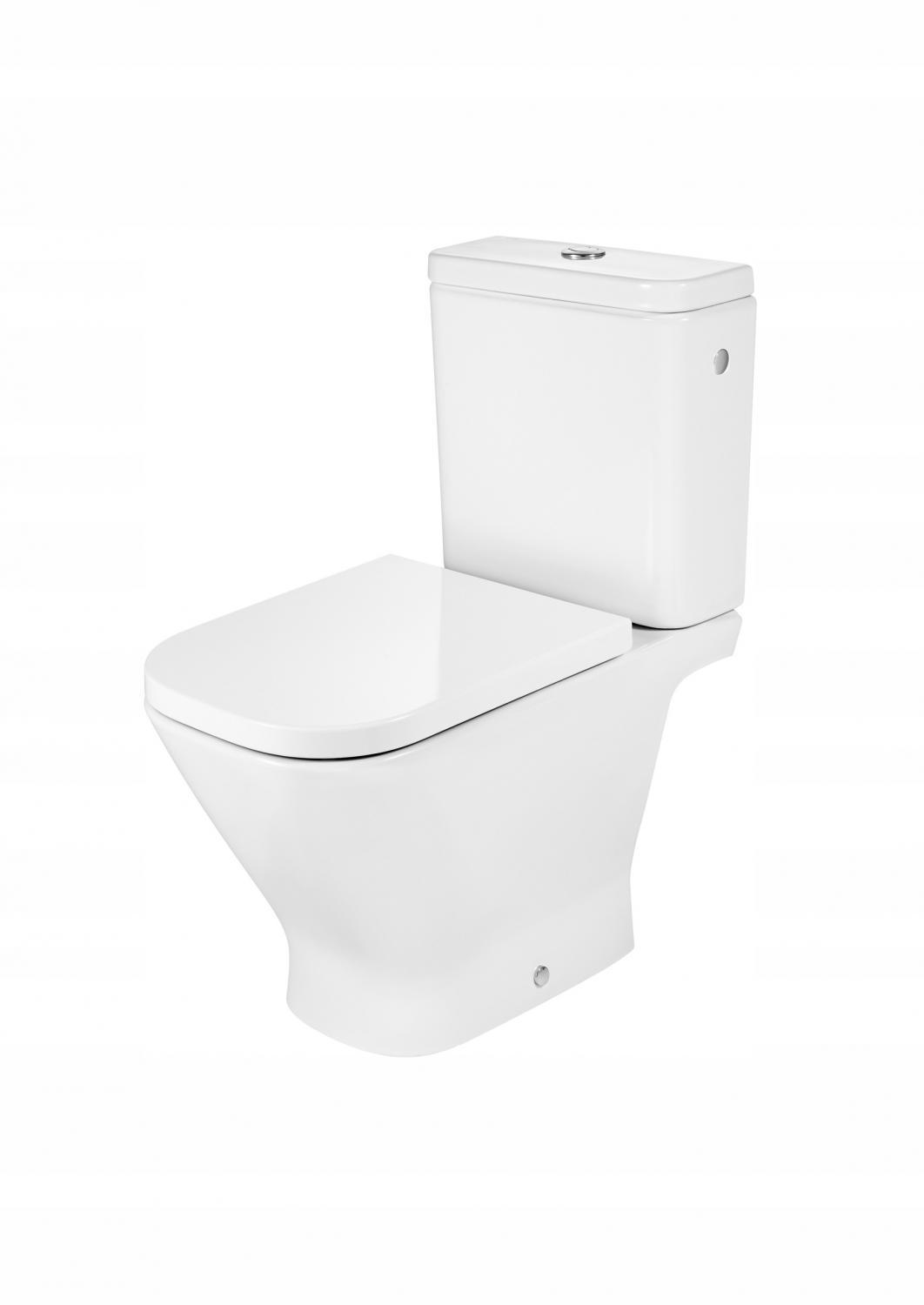 ROCA Miska WC Gap Square do kompaktu o / poziomy