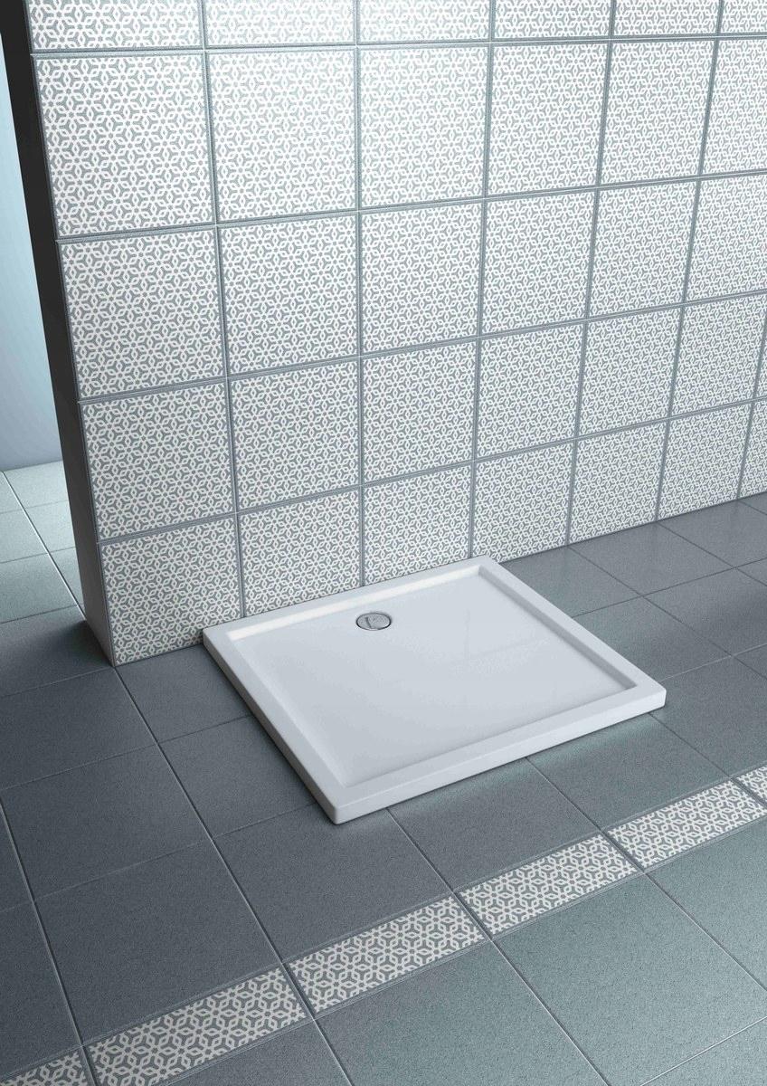 ONNLINE Brodzik akrylowy Onnline Standard Plus 80x80x5 cm kwadratowy