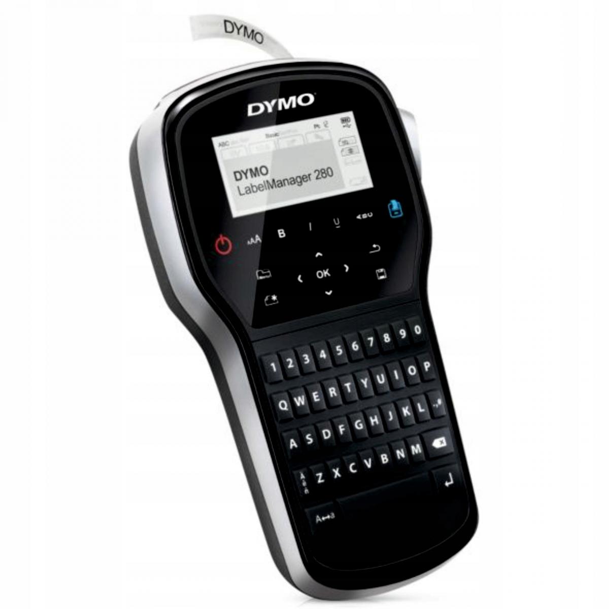 DYMO LabelManager 280, klawiatura QWERTY