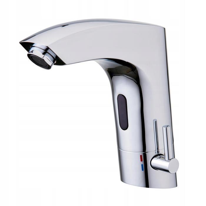 Bateria umywalkowa stojąca BRASS & FITTINGS Lago mosiężna chrom w komplecie