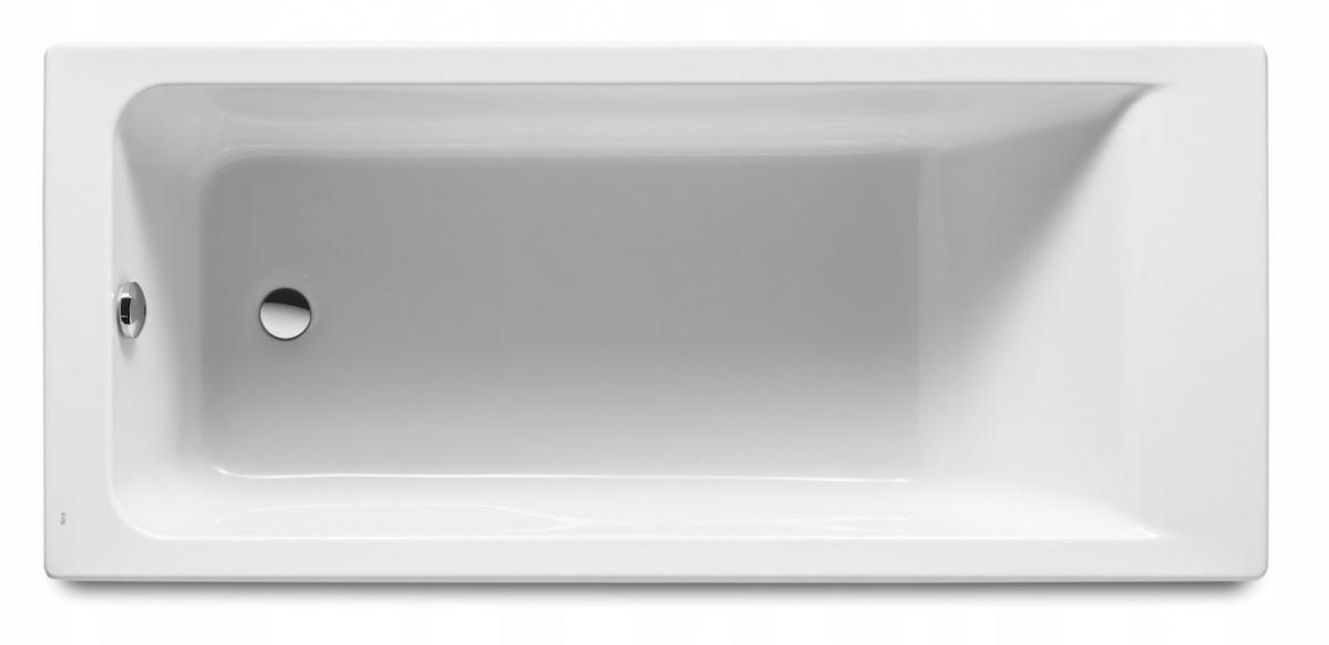 Wanna prostokątna EASY 160x70cm + Nogi Biały ROCA