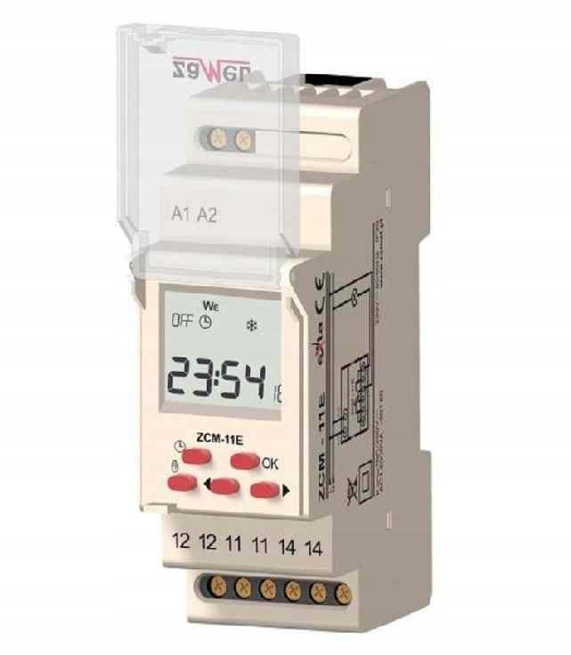 ZAMEL Programator czasowy 1-kanałowy, tygodniowy ECONO 230V AC ZCM-11E