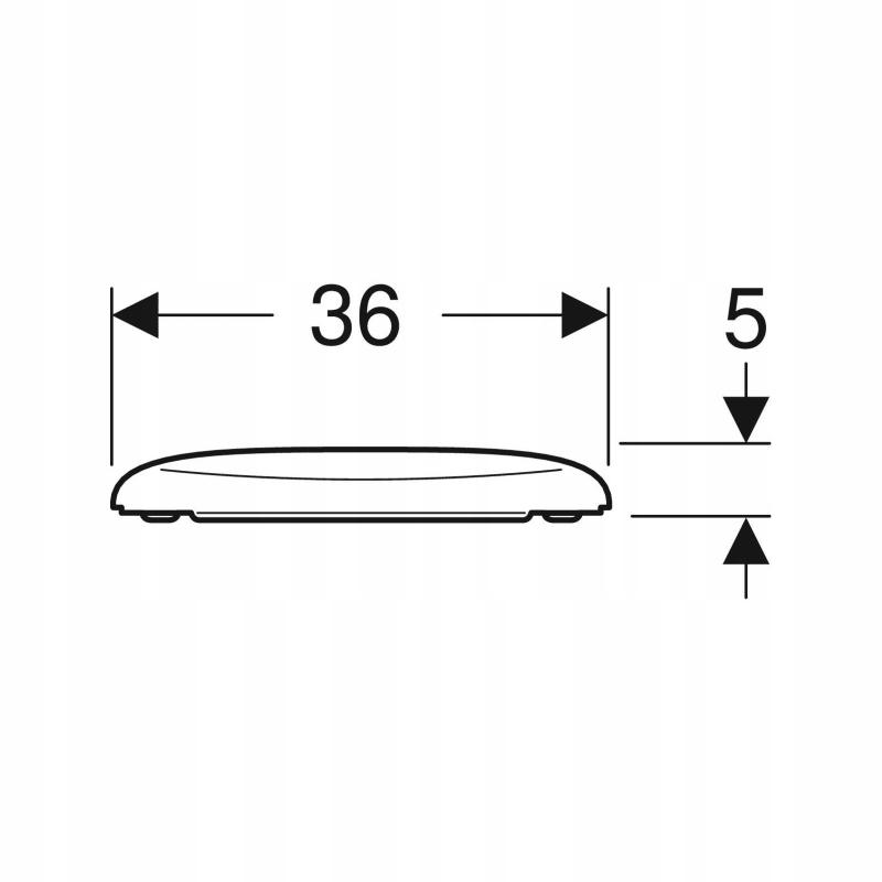 GEBERIT Deska sedesowa FANTASIA mocowanie od góry 500.870.00.1 48h