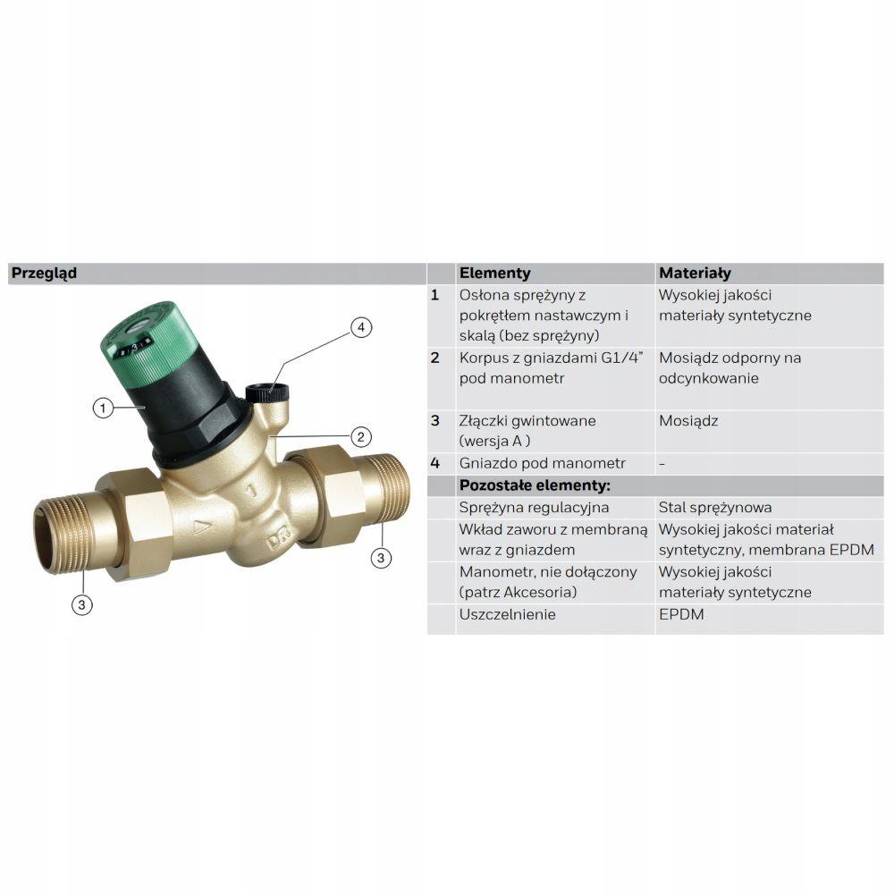 RESIDEO BRAUKMANN REDUKTOR CIŚNIENIA D06F-1/2A 48h