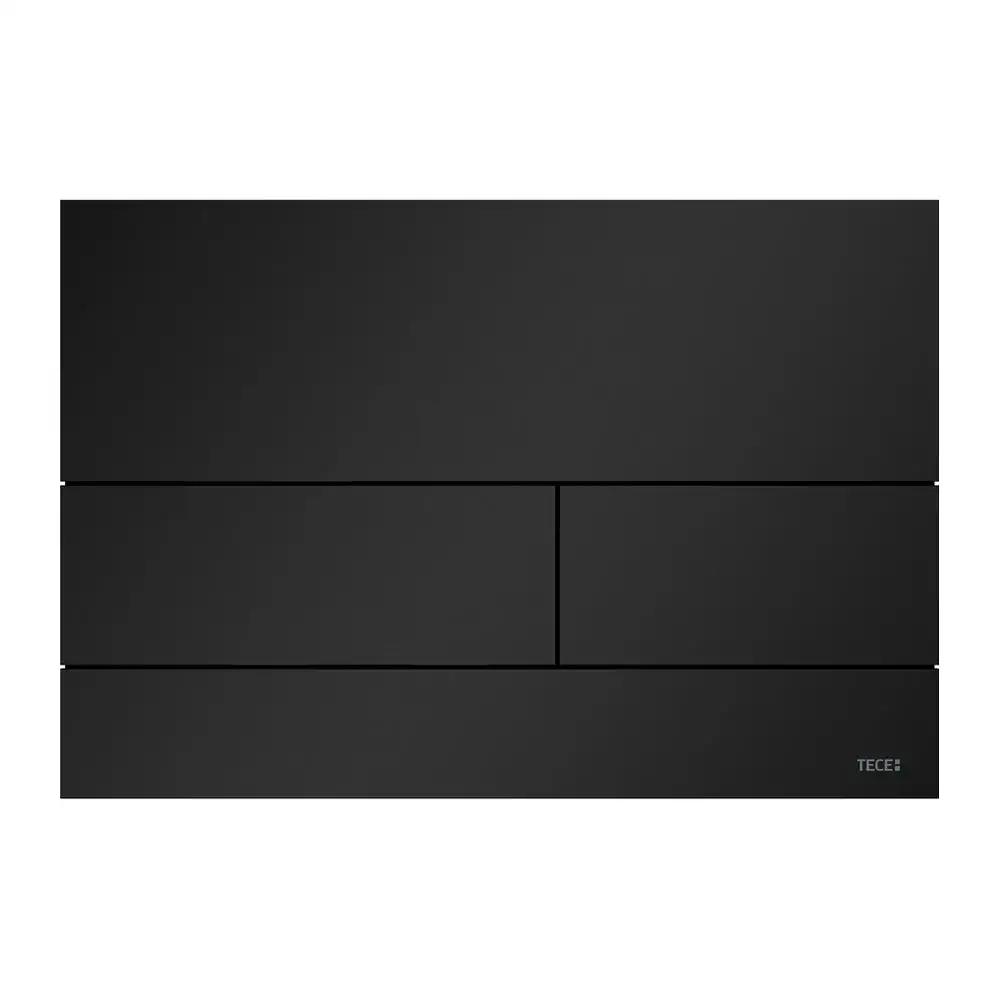 Przycisk spłukujący TECE square II podwójny do WC z metalu czarny mat