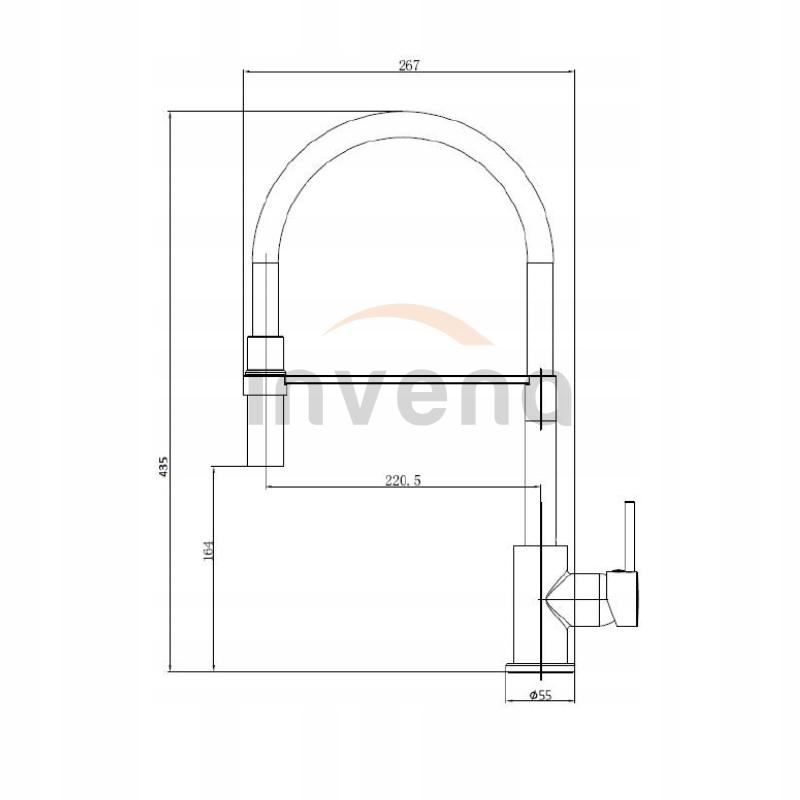 Bateria zlewozmywakowa INVENA KAMELEON BEŻOWA 48h