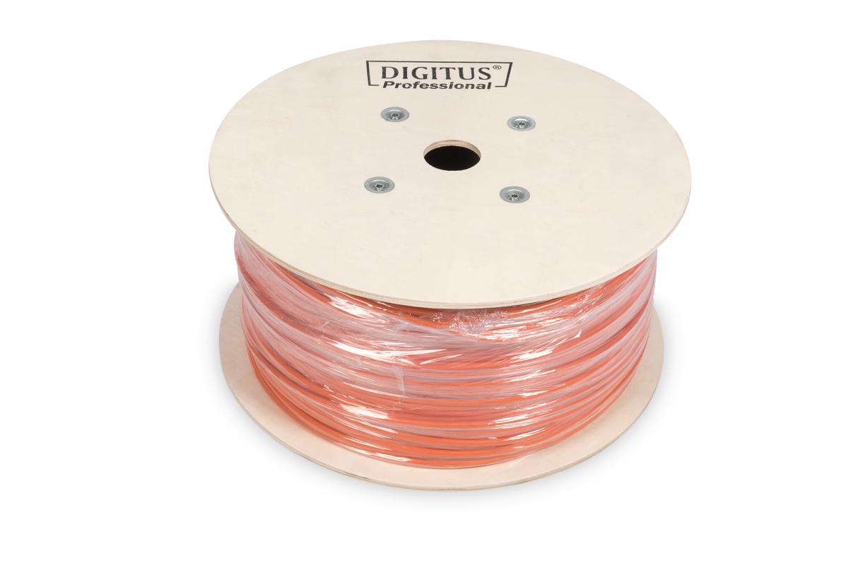 Kabel teleinformatyczny S/FTP Kat.7 4x2xAWG23/1, CPR:Dca , drut miedziany,