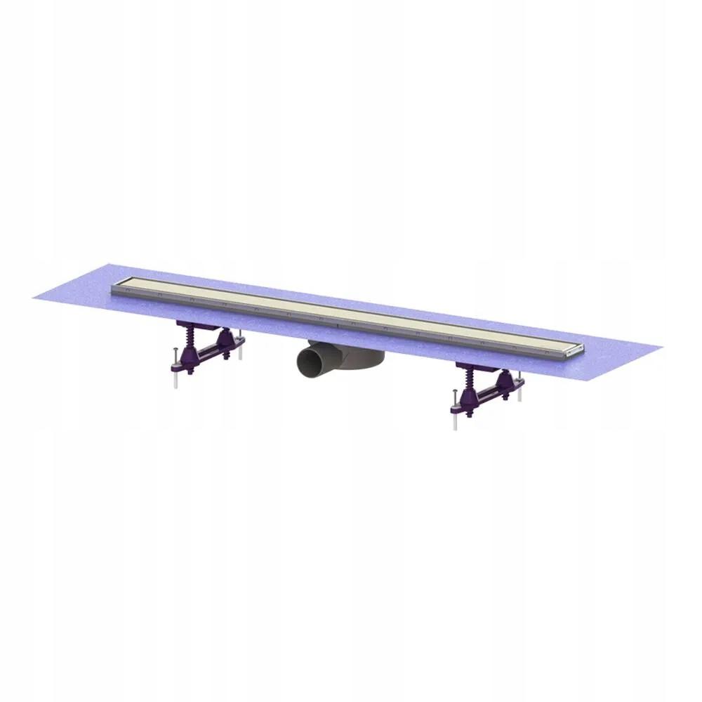 Odpływ prysznicowy Linearis Compact L=850mm z sitkiem i syfonem Multistop