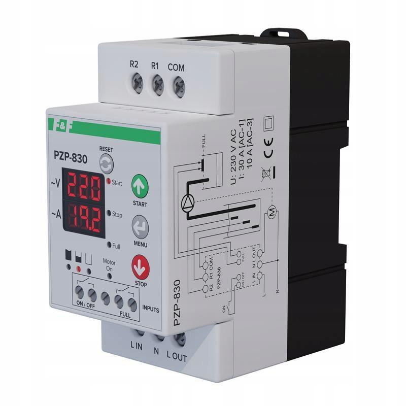 F&F Przekaźnik kontroli pompy głębinowej PZP-830 PZP-830
