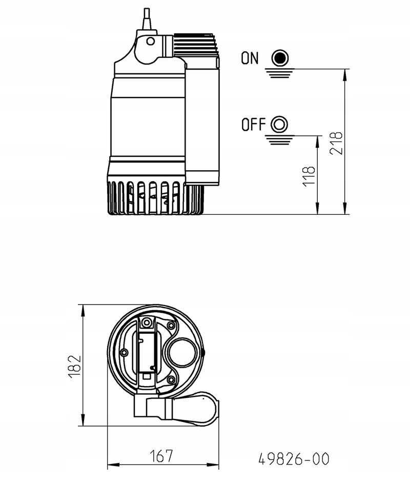 POMPA ZATAPIALNA UV3 SF, 10M