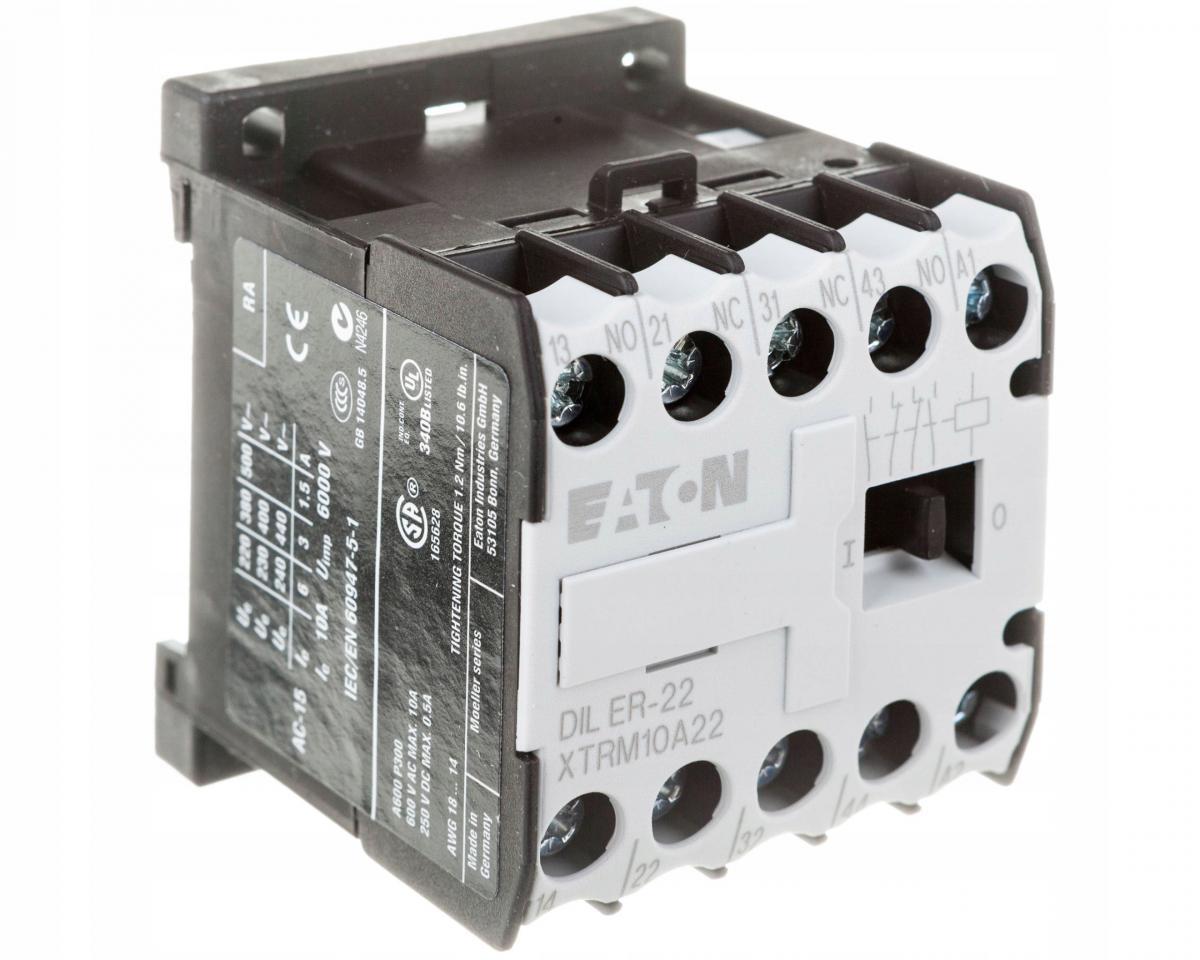 EATON Stycznik pomocniczy AC-15 I=3A 2Z 2R DILER-22(24V50/60HZ)